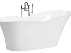 Fritstående badekar DULCINA 170 x 80 cm Hvid