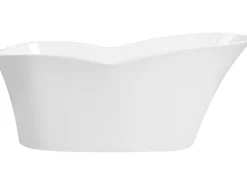 Fritstående badekar DULCINA 170 x 80 cm Hvid