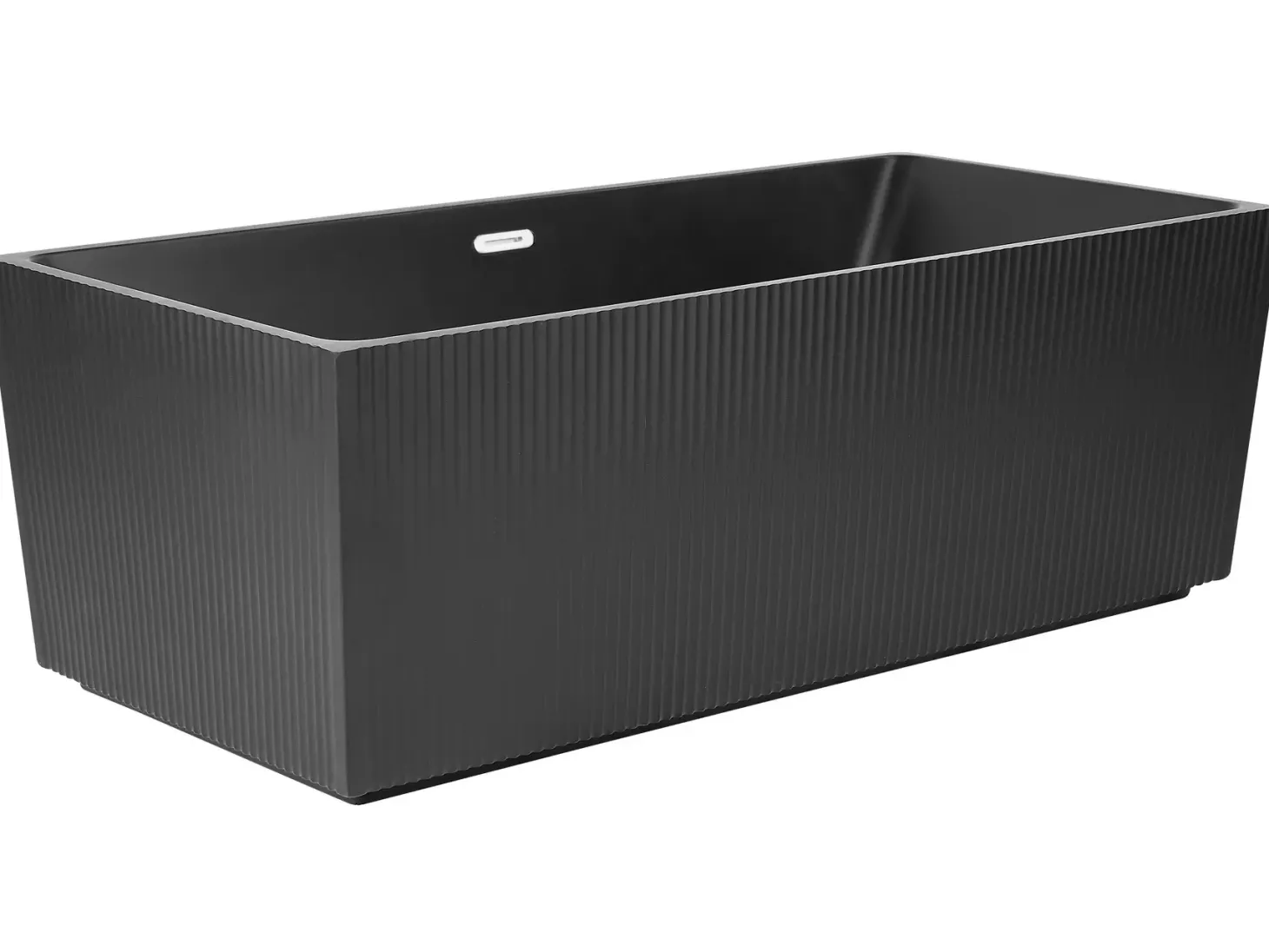 Fritstående badekar GOCTA 170 x 80 cm Sort