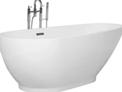 Fritstående badekar GUIANA 173 x 82 cm Hvid