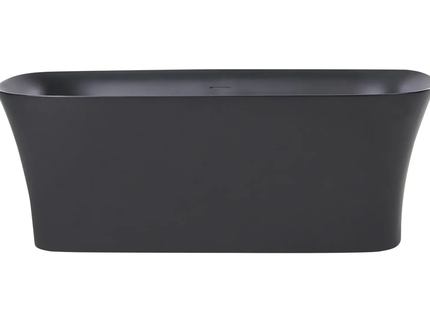 Fritstående badekar LANALHUE 160 x 75 cm Sort