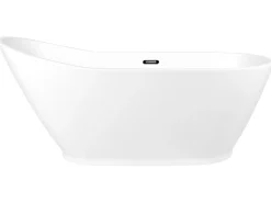 Fritstående badekar LONDRINA 170 x 75 cm Hvid