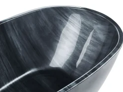 Fritstående badekar RIOJA 170 x 80 cm Sort marmor
