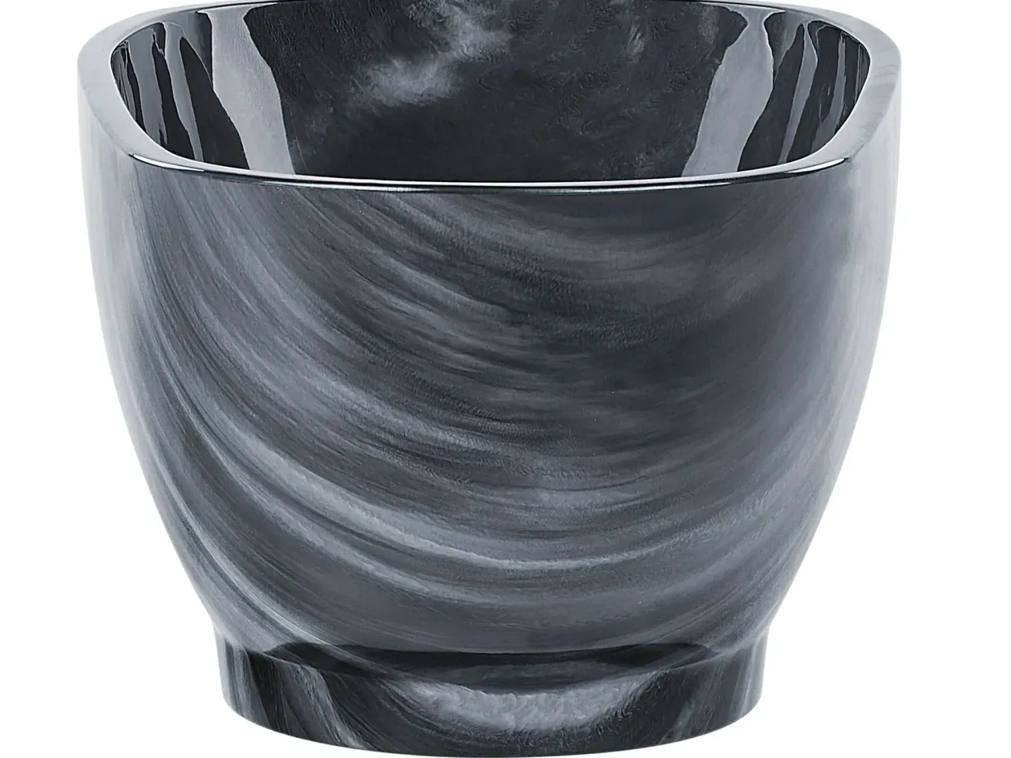 Fritstående badekar RIOJA 170 x 80 cm Sort marmor