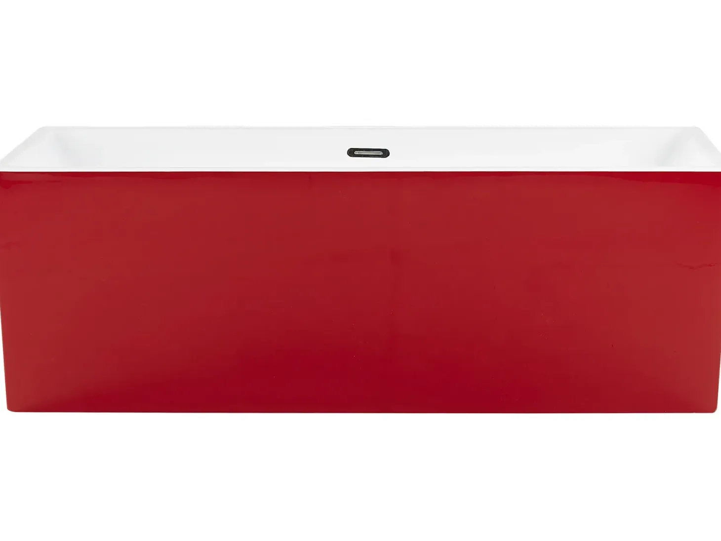 Fritstående badekar RIOS 170 x 80 cm Rød