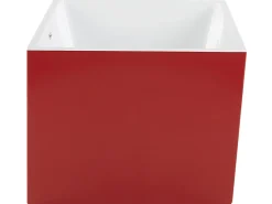 Fritstående badekar RIOS 170 x 80 cm Rød