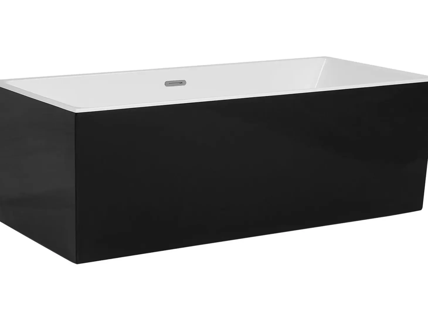 Fritstående badekar RIOS 170 x 80 cm Sort
