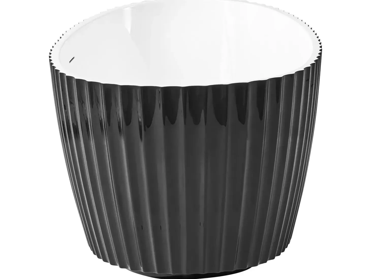 Fritstående badekar TEFE 170 x 78 cm Sort