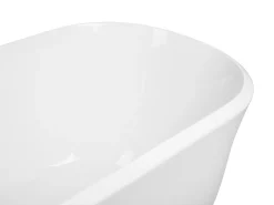 Fritstående badekar TESORO 170 x 77 cm Hvid