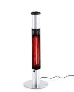 Fritstående infrarød terrassevarmer VEZUVIO 1500 W Sort