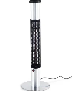 Fritstående infrarød terrassevarmer VEZUVIO 1500 W Sort