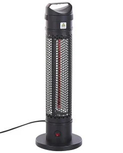 Fritstående infrarød terrassevarmer KRAKATOA 1000 W Sort