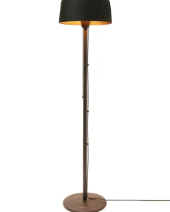 Fritstående infrarød terrassevarmer VARAZZE 1500 W Sort