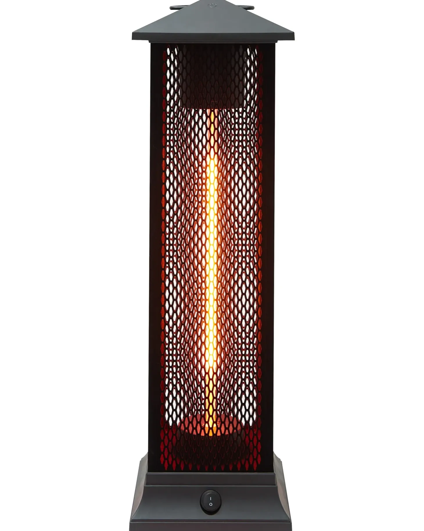 Fritstående infrarød terrassevarmer TUNUPA 1500 W Sort