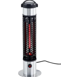 Fritstående infrarød terrassevarmer VEZUVIO 800 W Sort