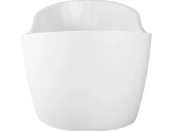 Fritstående spabad med LED ANTIGUA 168 x 80 cm Hvid