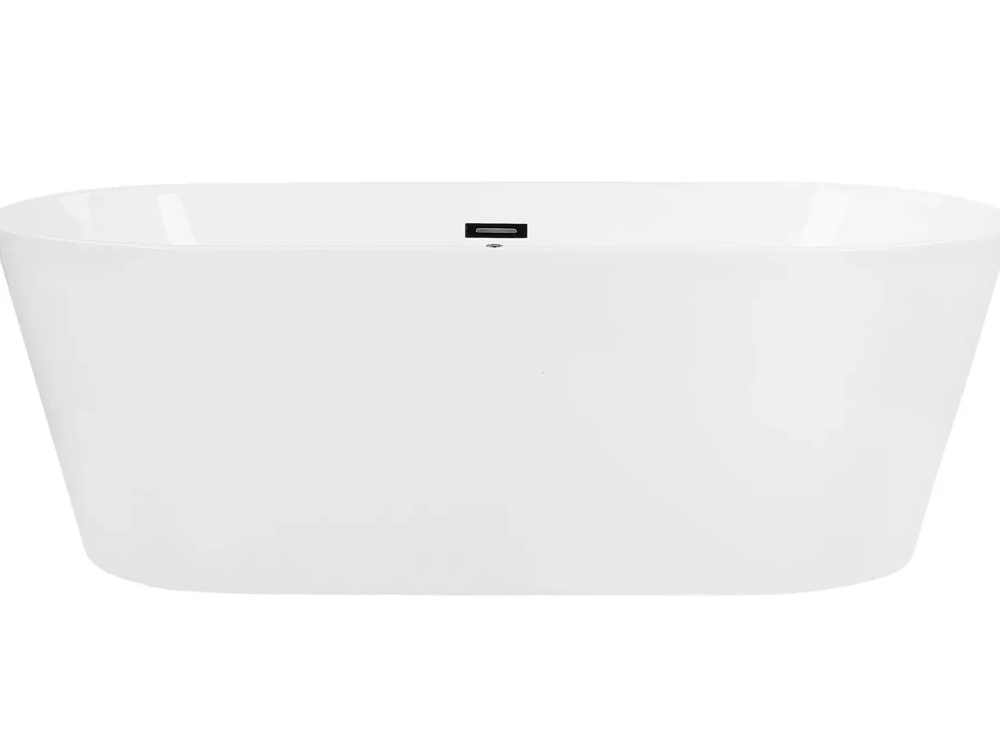 Fritstående spabad med LED HAVANA 170 x 80 cm Hvid
