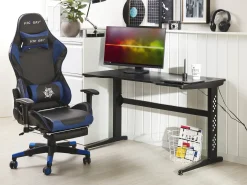 Gaming Bord DEXTER Sort 120 cm 60 cm RGB LED