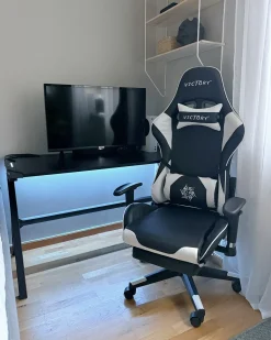 Gamingstol VICTORY Kunstlæder Hvid