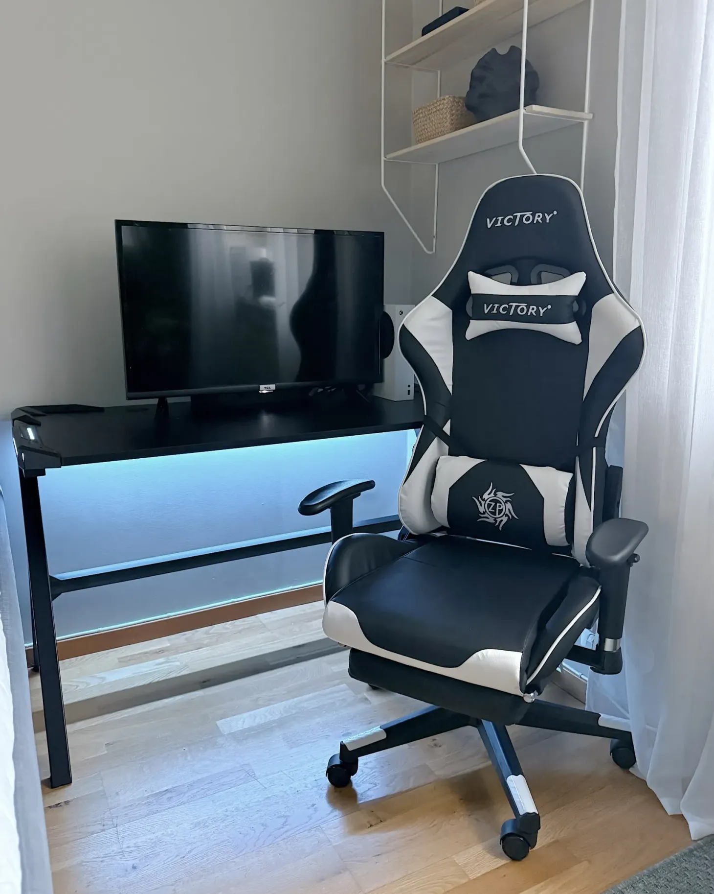 Gamingstol VICTORY Kunstlæder Hvid