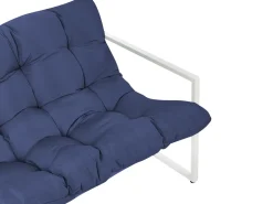 GARDA 4 personers Loungesæt med bord Blå Metal