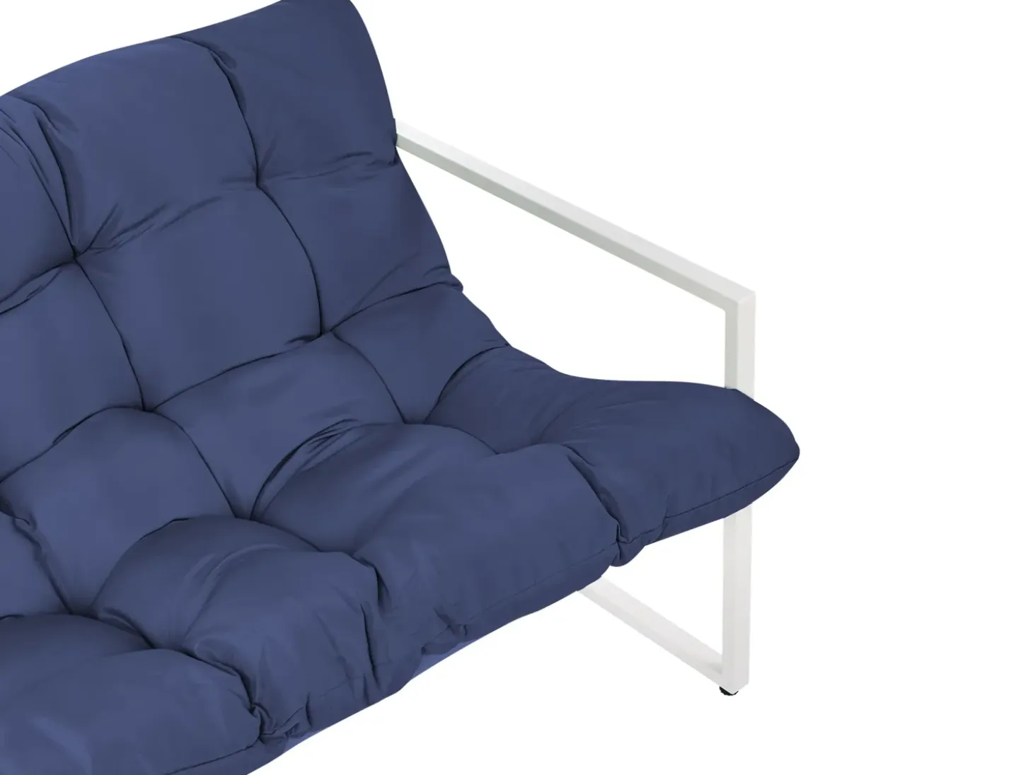 GARDA 4 personers Loungesæt med bord Blå Metal