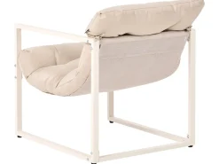 GARDA 4 personers Loungesæt med bord Beige Metal