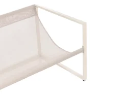 GARDA 4 personers Loungesæt med bord Beige Metal