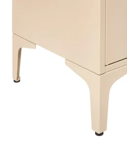 Garderobeskab ARDURA Beige Metal