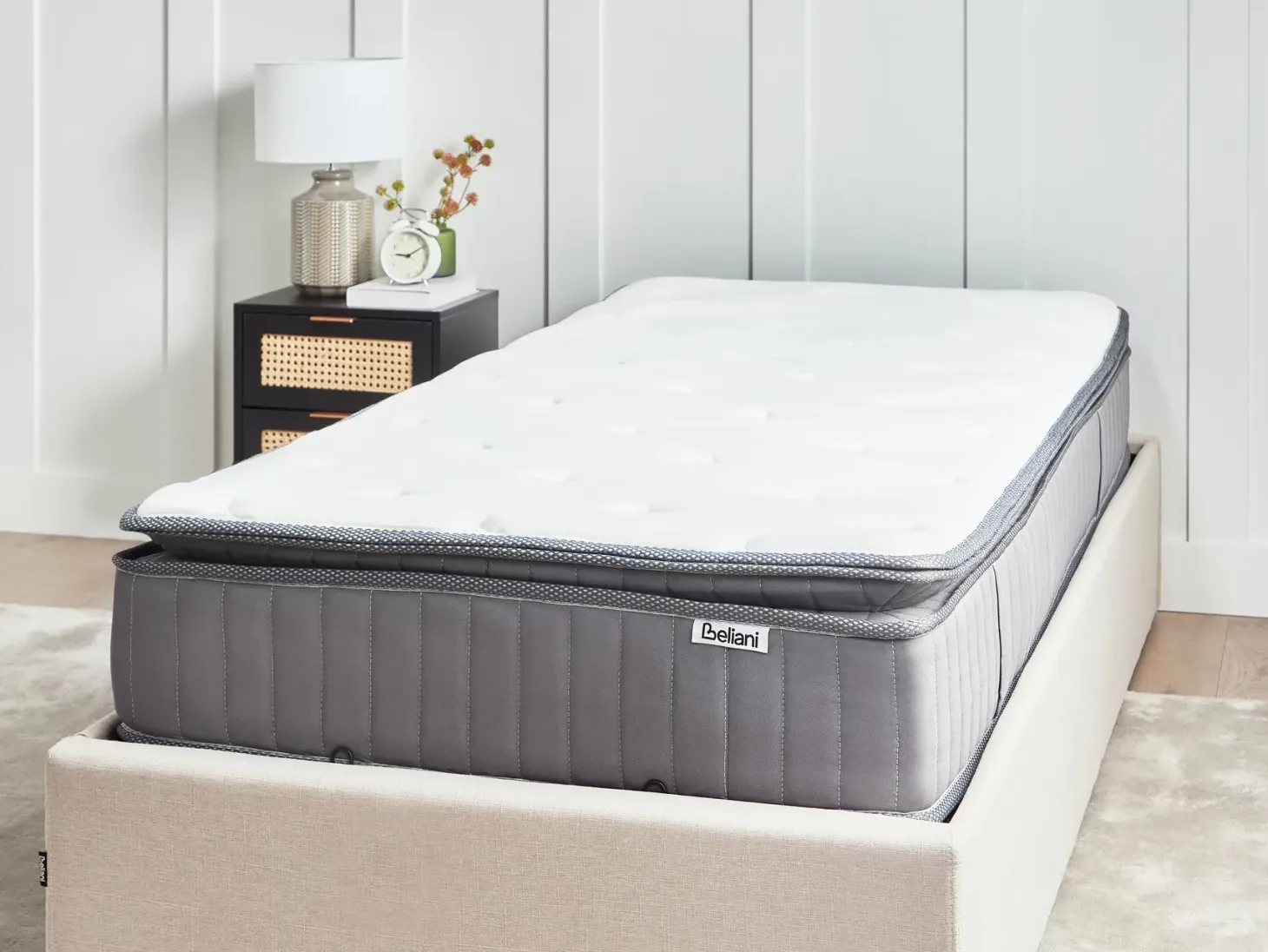 Gel memoryskum pocketfjedre madras PLEASANT H3/4 Fast 90 x 200 cm