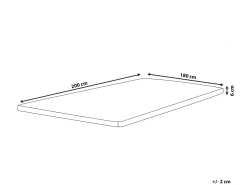 Gel topmadras FROSTY 180 x 200 cm