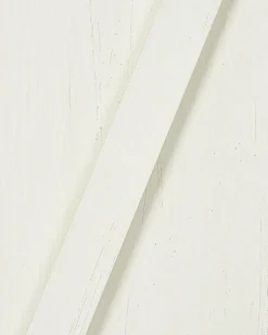 Glas vitrineskab KALBARRI 80 cm Brun/hvid