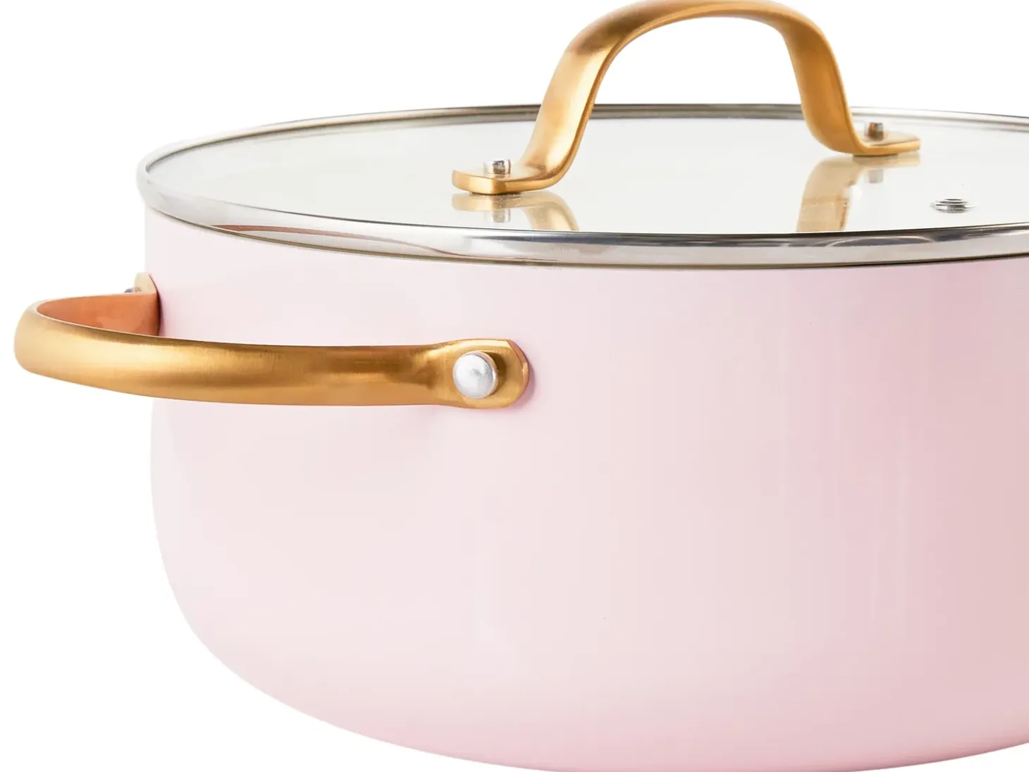Grydesæt med 7 dele ELITE PRO Pastellrosa