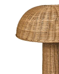 Gulvlampe ALERO Rattan Naturlig