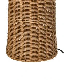 Gulvlampe ALERO Rattan Naturlig