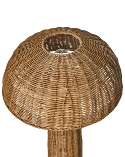 Gulvlampe ALERO Rattan Naturlig