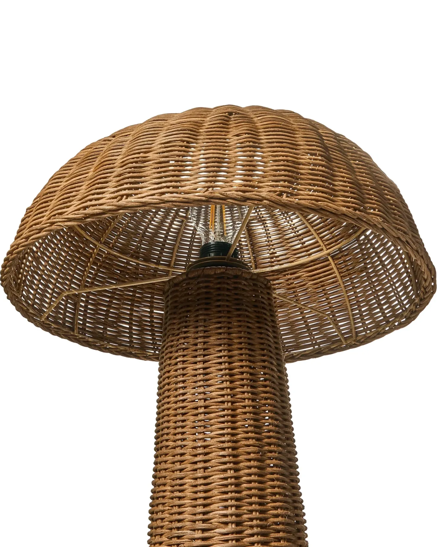 Gulvlampe ALERO Rattan Naturlig