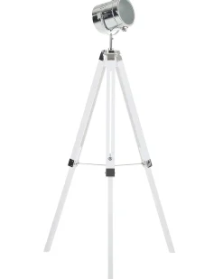Gulvlampe ALZETTE Fyretræ Hvid