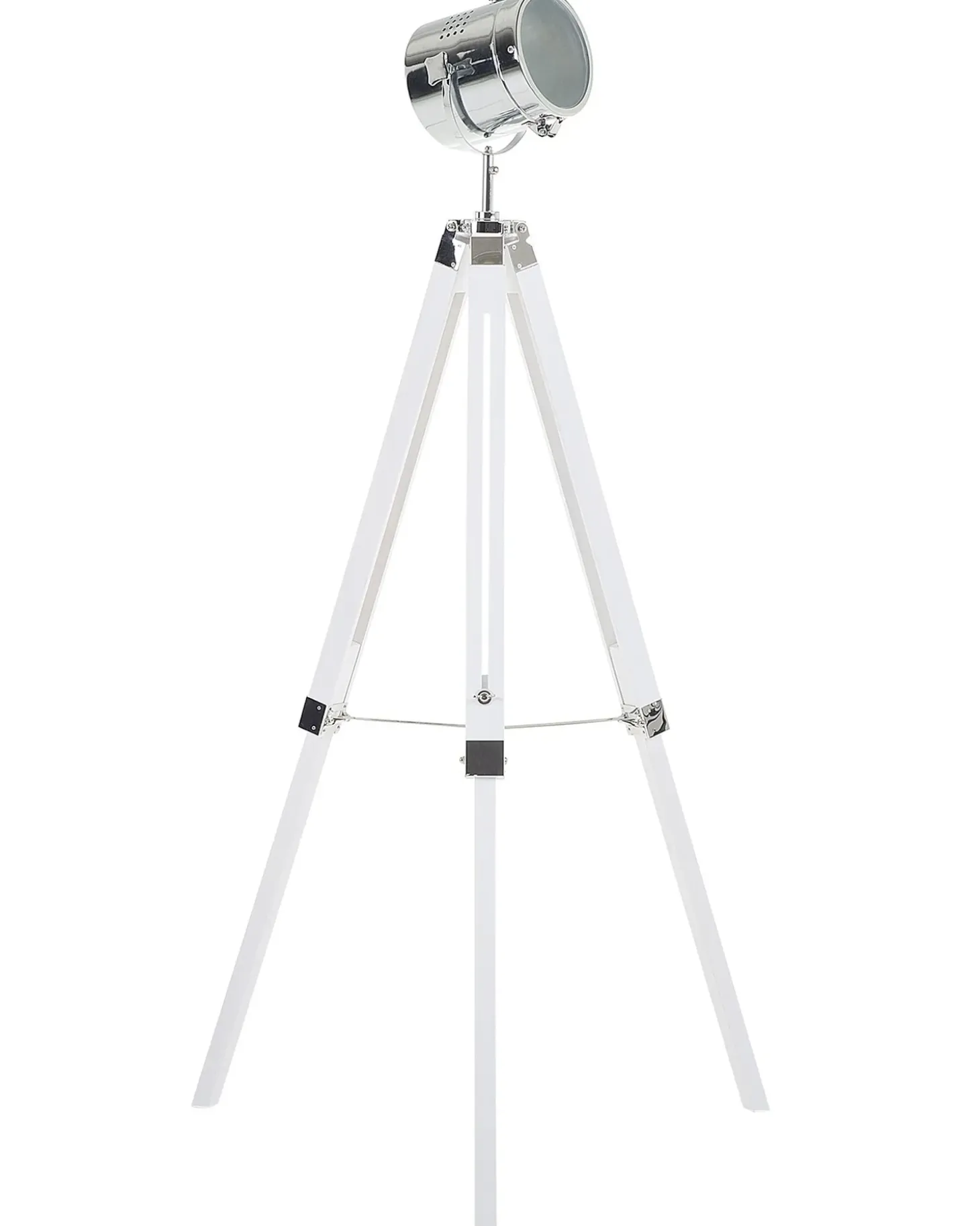 Gulvlampe ALZETTE Fyretræ Hvid