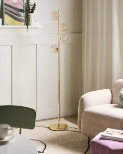 Gulvlampe ANADYR Glas Beige