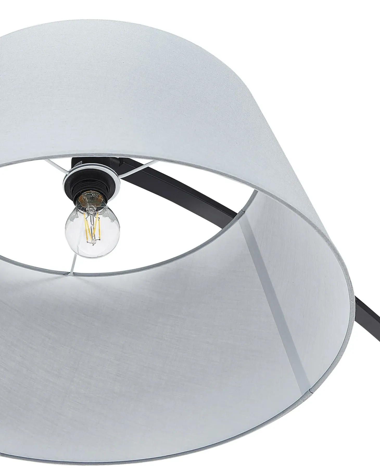 Gulvlampe BENUE Metal Grå