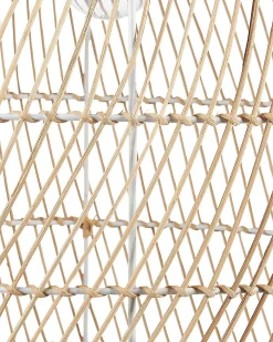 Gulvlampe BERNICA Rattan Naturlig