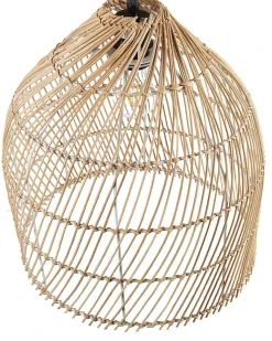 Gulvlampe BERNICA Rattan Naturlig