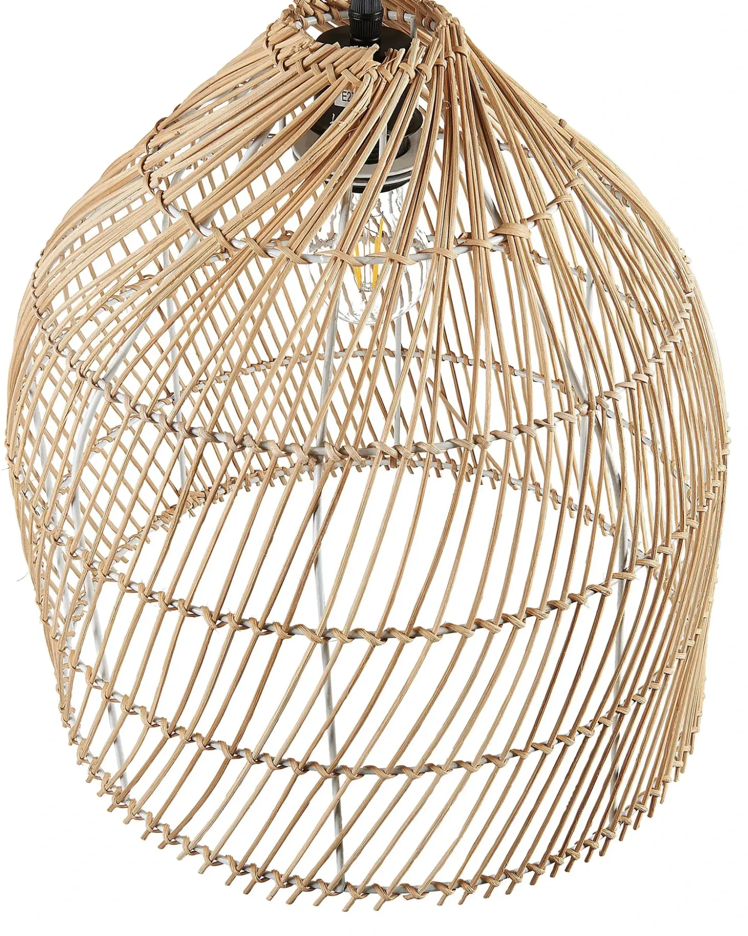 Gulvlampe BERNICA Rattan Naturlig