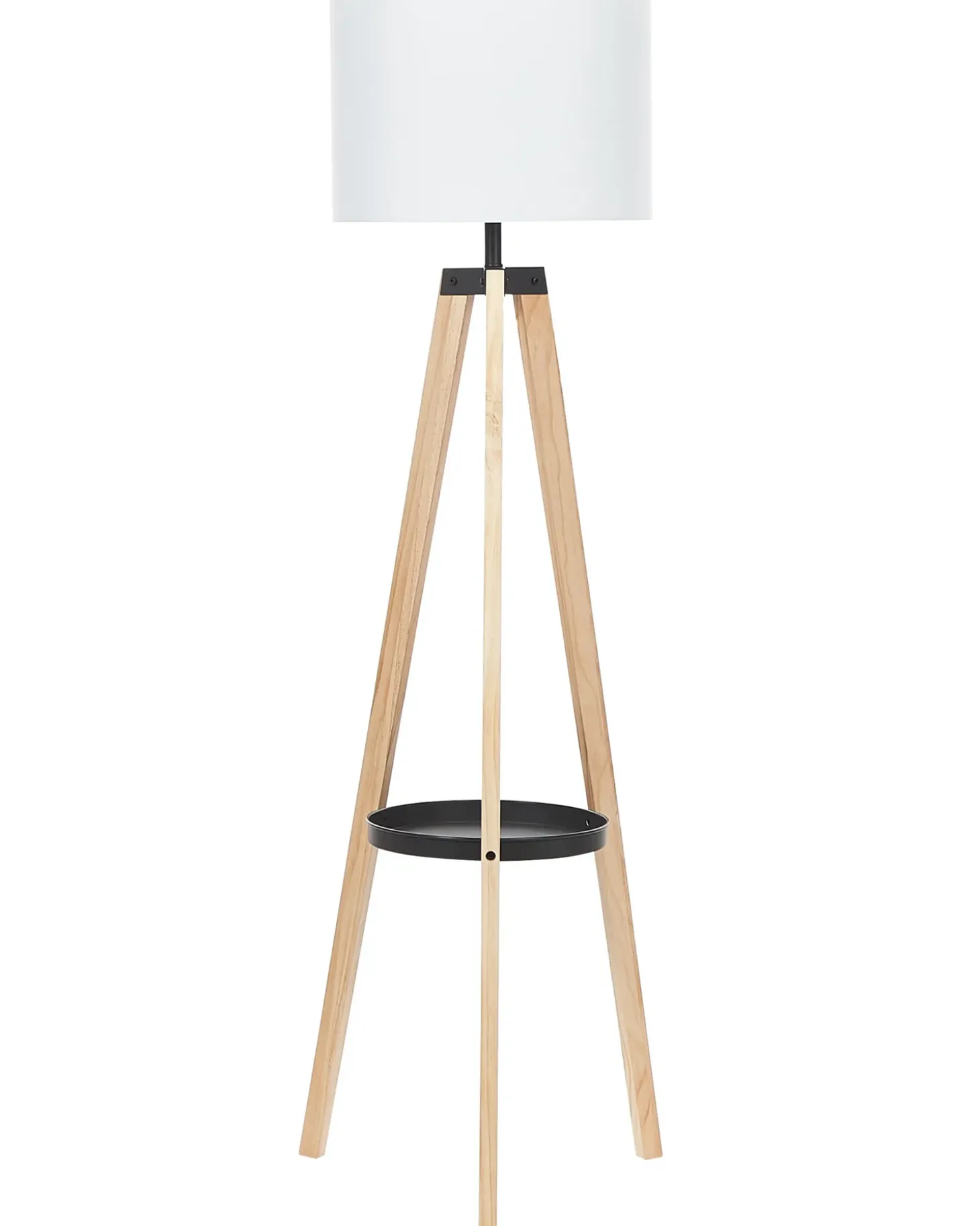 Gulvlampe BLUFF Fyretræ Hvid