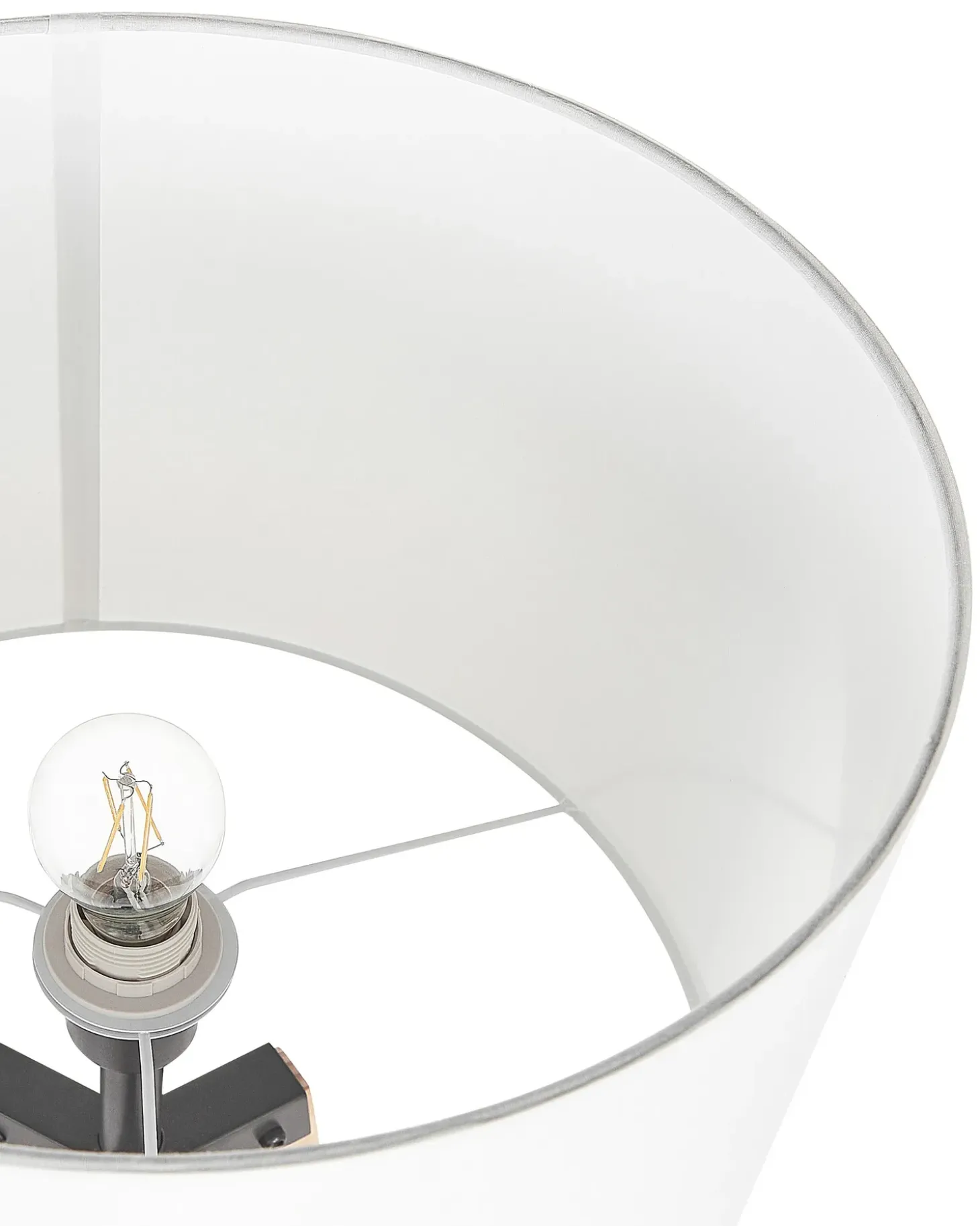 Gulvlampe BLUFF Fyretræ Hvid