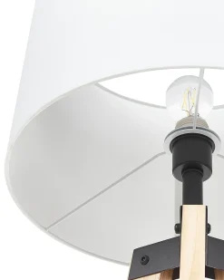 Gulvlampe BLUFF Fyretræ Hvid