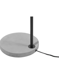 Gulvlampe CORBONES Justerbar Metal Sort
