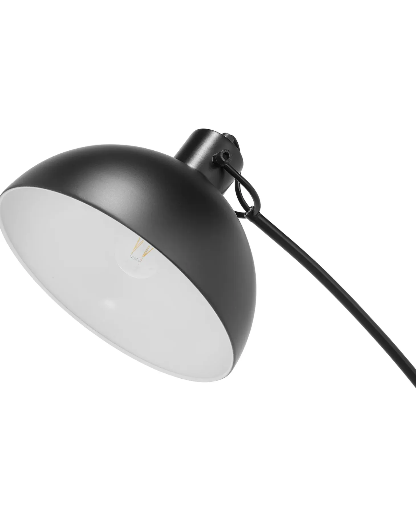 Gulvlampe DINTEL Metal Sort