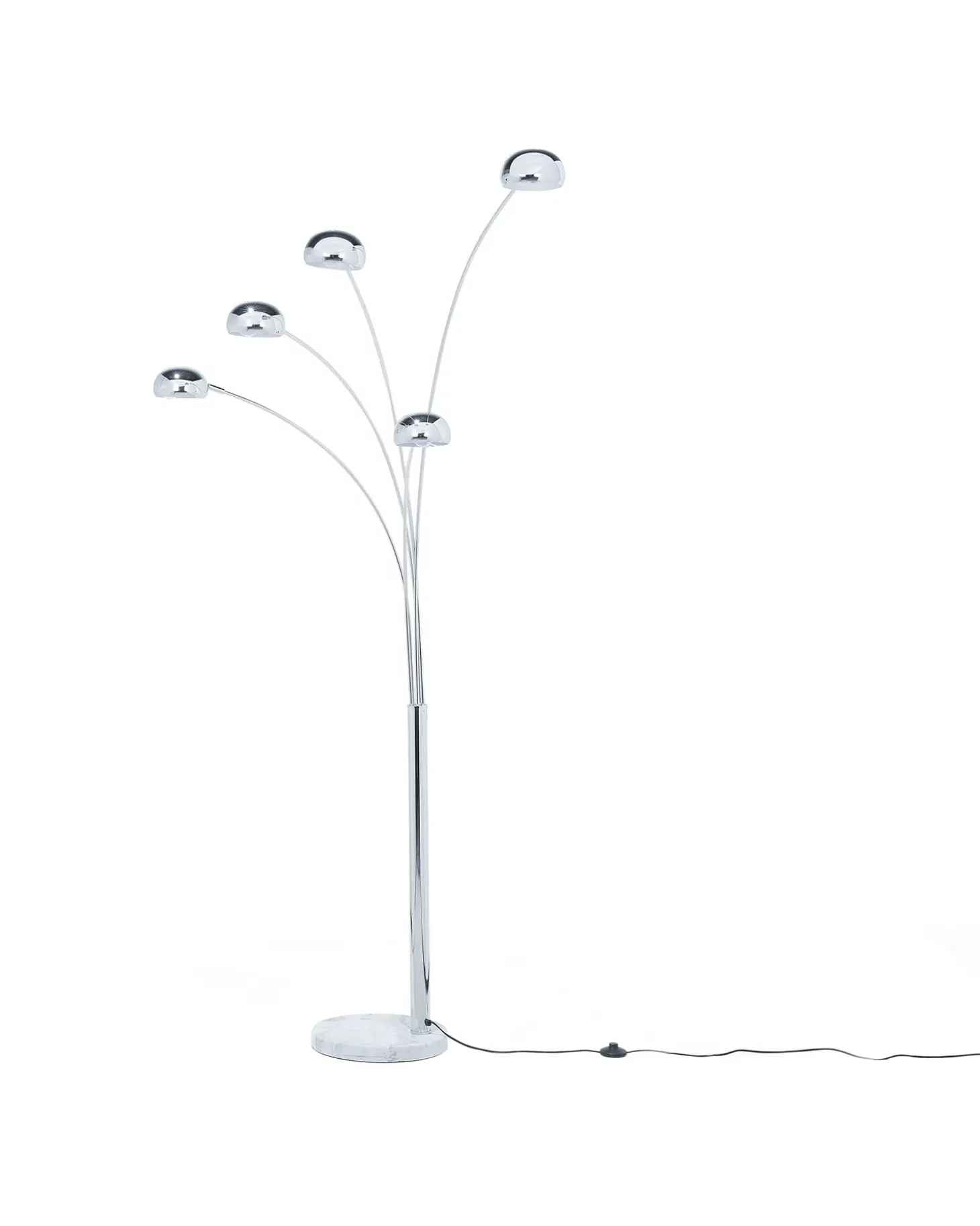 Gulvlampe FLINDERS Justerbar Metal Sølv